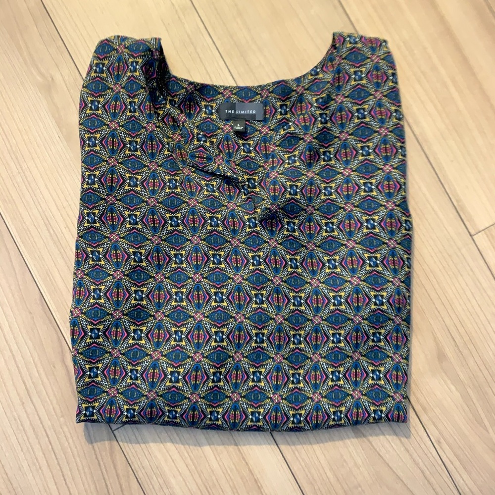 The Limited Long Sleeve Pattern Blouse